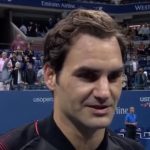 Roger Federer Interview after Tiafoe Match – “happy to be back” US Open 2017