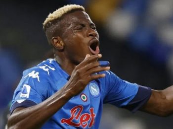 Napoli striker, Victor Osimhen continues recovery